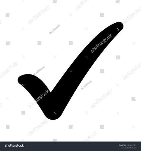Check Mark Icon Color Editable Stock Vector Royalty Free 2474013721