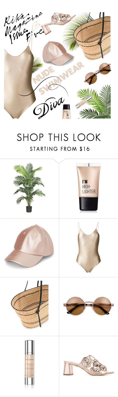 Bare It All Nude Swimwear Nude Swimwear Polyvore Outfits 2016 Fashion