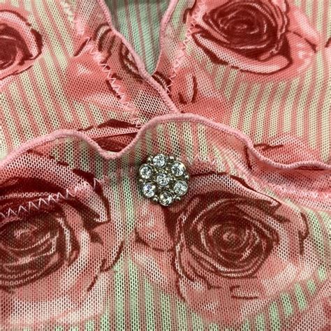 Kensie Intimates Sleepwear Nwot Kenzie Medium Lingerie Floral And Striped Matching Set