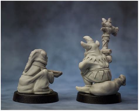 Paint Splats Ex Royal Court Dwarf Jester With Assistant