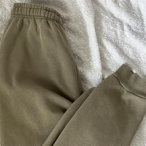 Nude Lucy Khaki Trackies Worn Twice Size Xs Rrp Depop