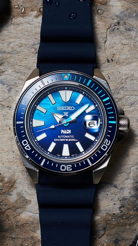 Rel Gio De Mergulho Seiko X Padi The Great Blue Srpj K