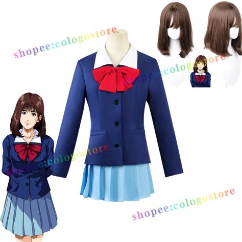 Slam Dunk Haruko Akagi Cosplay Costumes Jk School Wigs High School