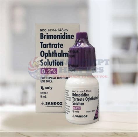 Treating Glaucoma with Brimonidine Eye Drops — USA Script Helpers © 2024