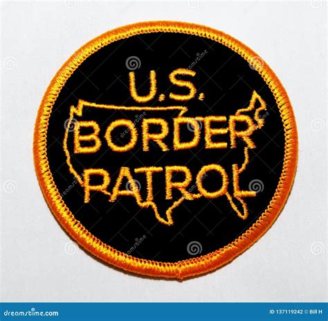 The Shoulder Patch of the US Border Patrol Editorial Photography ...