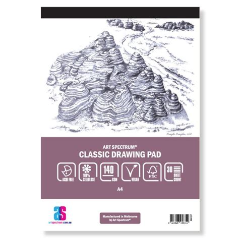 Art Spectrum Classic Drawing Pad A4 140gsm 30 Sheets