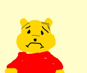 Sad Winnie the Pooh - Drawception