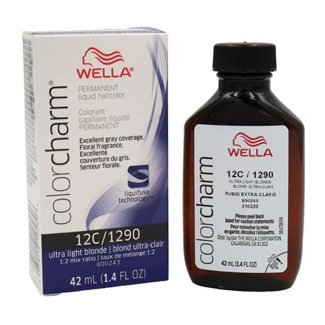 Wella Color Charm Hair Color Permanent Liquid Haircolor 12c1290