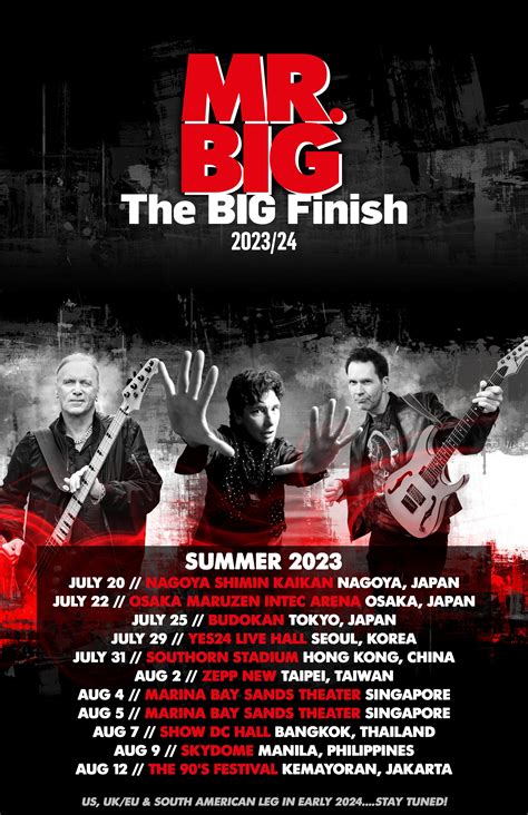 Mr. Big Announces Farewell World Tour ‘The Big Finish’ - Bass Magazine