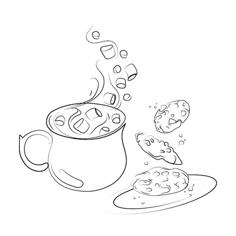 Hot Cocoa Drawing