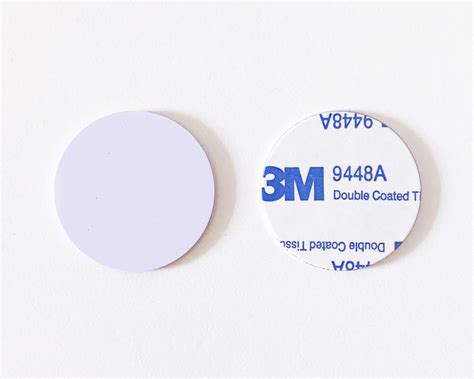 Nfc Guard Tour Token White On Metal Token With Adhesive Ntag213