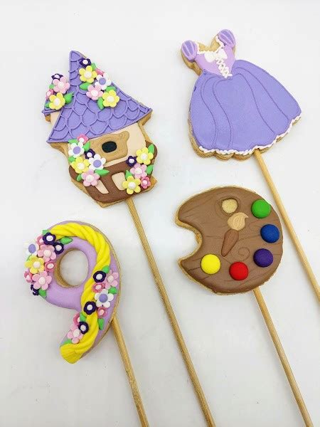 Conqualit Cestas E Presentes Biscoito Decorado Rapunzel Conqualit