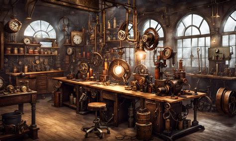 Steampunk Workshop by Puchdyn on DeviantArt