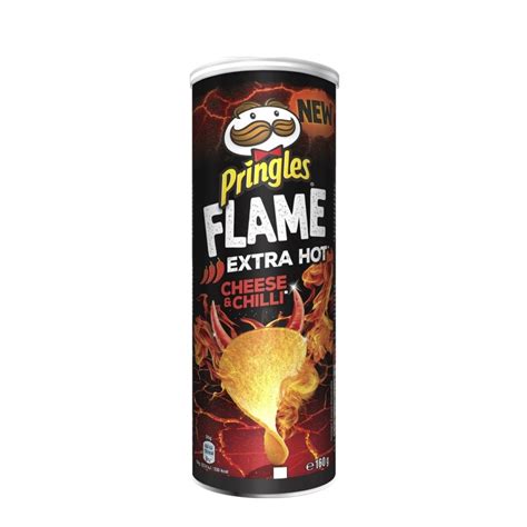 Pringles Flame Extra Hot Cheese And Chili Flavour Gr
