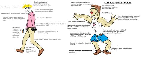 Virgin New Gay Vs Chad Old Gay R Virginvschad