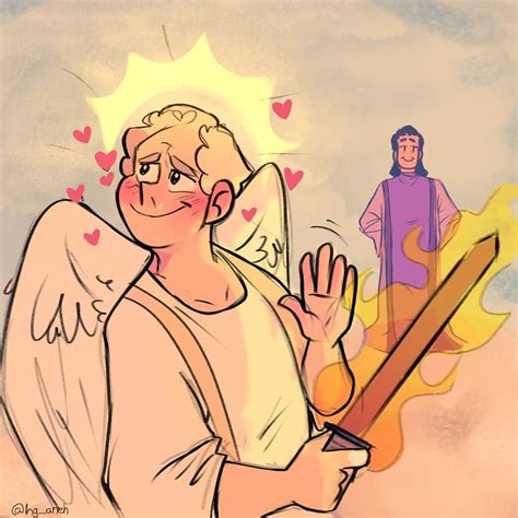 Aneh CROWLEY S 1 BULLY On X Good Omens Book Cute Gay Angel And Devil