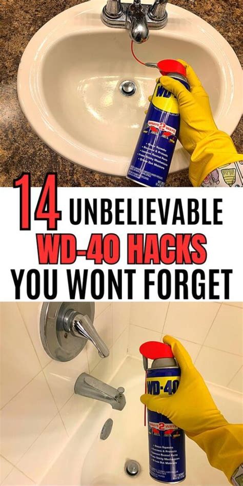 14 Wild And Incredible Wd 40 Hacks You Need To Know Cleaning Methods