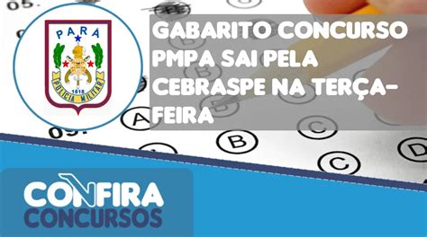 Gabarito concurso PMPA sai pela Cebraspe na terça feira