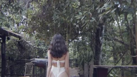 Sexy Female Bikini Model In White Bikini Stock Video Pond5