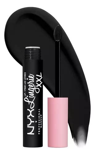 Labial Nyx Lingerie Xxl Labial Mate Negro Env O Gratis