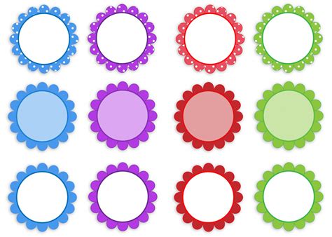 flower frames set clipart  stock photo public domain pictures