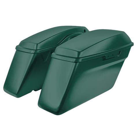 Deep Jade Pearl Harley Touring Standard Saddlebags