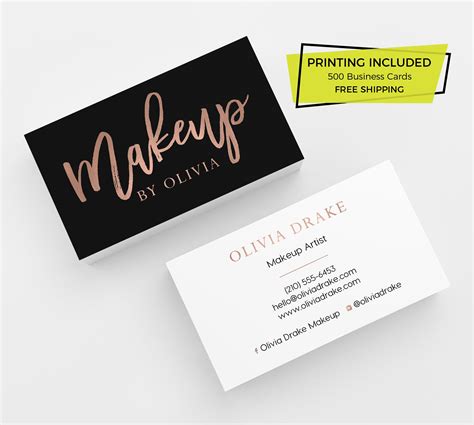 Makeup Business Cards