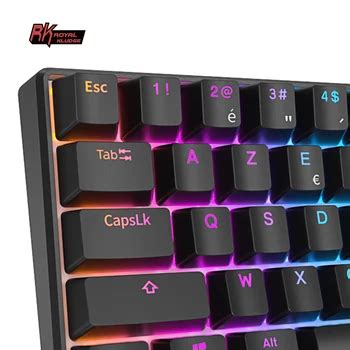 Royal Kludge Rk Personalized Clavier Azerty Gamer Sans Fils Hotswap