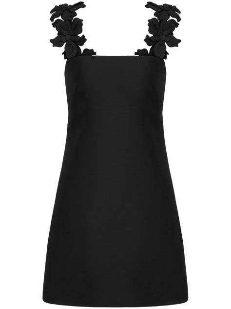 Valentino Garavani Crepe Couture Embroidered Minidress Farfetch