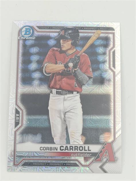 Bowman Chrome Mega Box Corbin Carroll Mojo Bcp Arizona