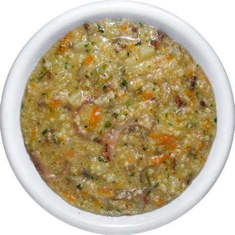 Суп детский овощной с пшеном. - Детские супы от 1001 ЕДА