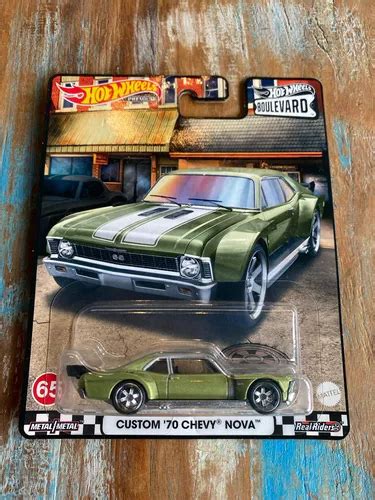 Hot Wheels Premium Custom Chevy Nova Pneu Borracha MercadoLivre