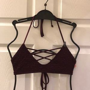 Pink Victoria S Secret Swim Top Only Victorias Secret Pink Bikini Halter Poshmark