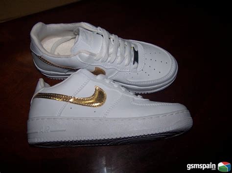 [vendo] Nike Air Force Blanco Y Dorado "imitacion"