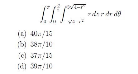 Solved Evaluate The Triple Integral In Cylindrical Chegg