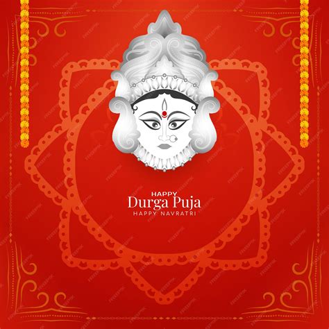 Premium Vector | Religious Happy navratri and Durga puja festival ...