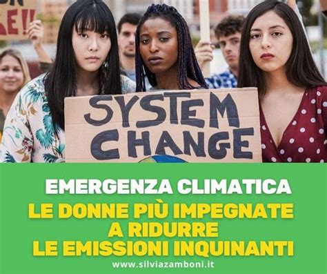 Emergenza Climatica Le Donne Piu Impegnate A Ridurre Le Emissioni