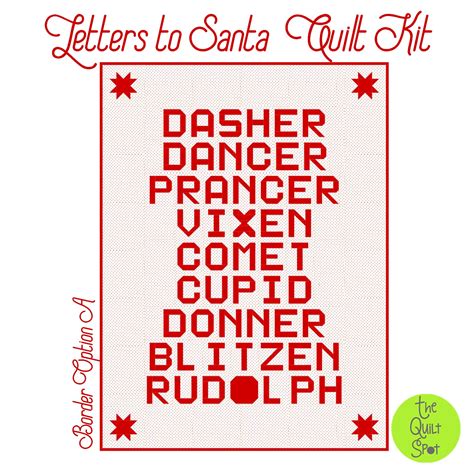 Moda Letters To Santa Quilt Along