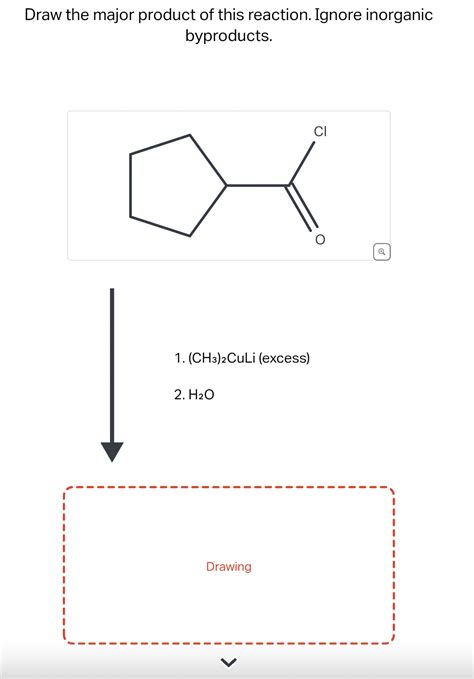 Solved Draw The Major Product Of This Reaction Ignore