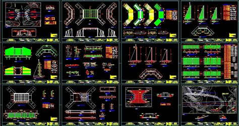 Chimeo Ferro Concrete Bridge Project Dwg Full Project For Autocad