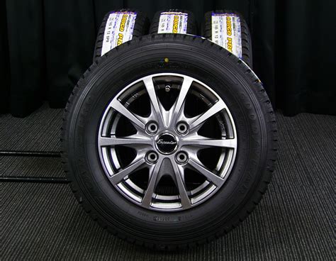 HOT STUFF ホットスタッフ Exceeder エクシーダー E03 124J 43 PCD100 4H ダークシルバー GOODYEAR グッドイヤー CARGO