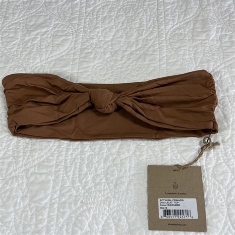 Stone Fox Swim Swim Nwt Stone Fox Swim Rawhide Lele Bikini Top
