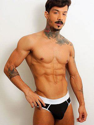 CUECA JOCKSTRAP CLÁSSICA COR AZUL Tulipa Sex Shop Loja Sexy Shop