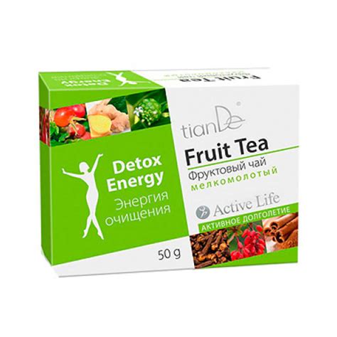 Плодов чай „Detox Energy“ (2 х 25 g) - ТианДе Склад