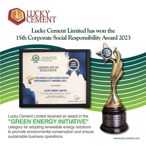 Lucky Cement Limited Posted On Linkedin
