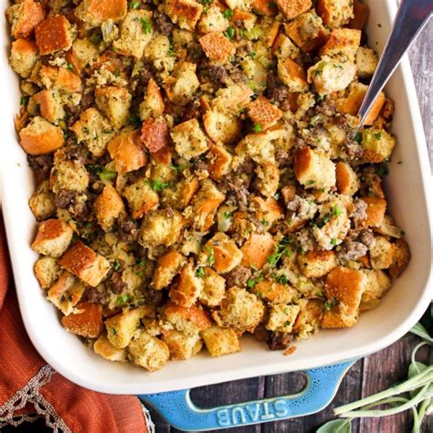 Easy Sausage Stuffing Recipe Video Artofit