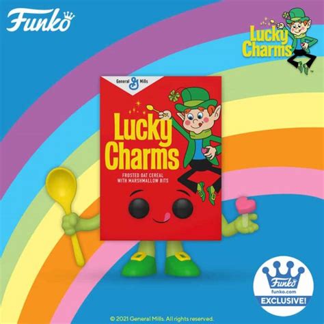 2021 NEW POP! Foodies - Lucky Charms Cereal Funko Pop!