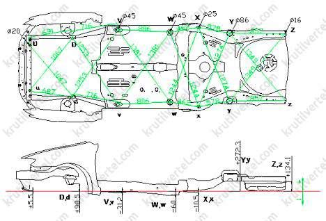 Lifan Solano | Lifan 620 с 2008 года - кузовные размеры