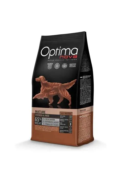 Alimento Para Perros Optima Nova Adult Mature Pollo Arroz Kg Alimentosnaturalesmascotas