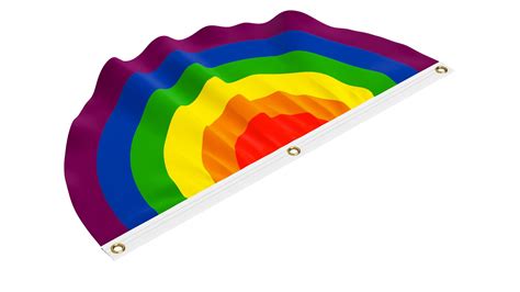3D Rainbow Gay Pride Flag Bunting Model TurboSquid 2131597